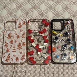 iPhone 15 pro max cases- 3 cases